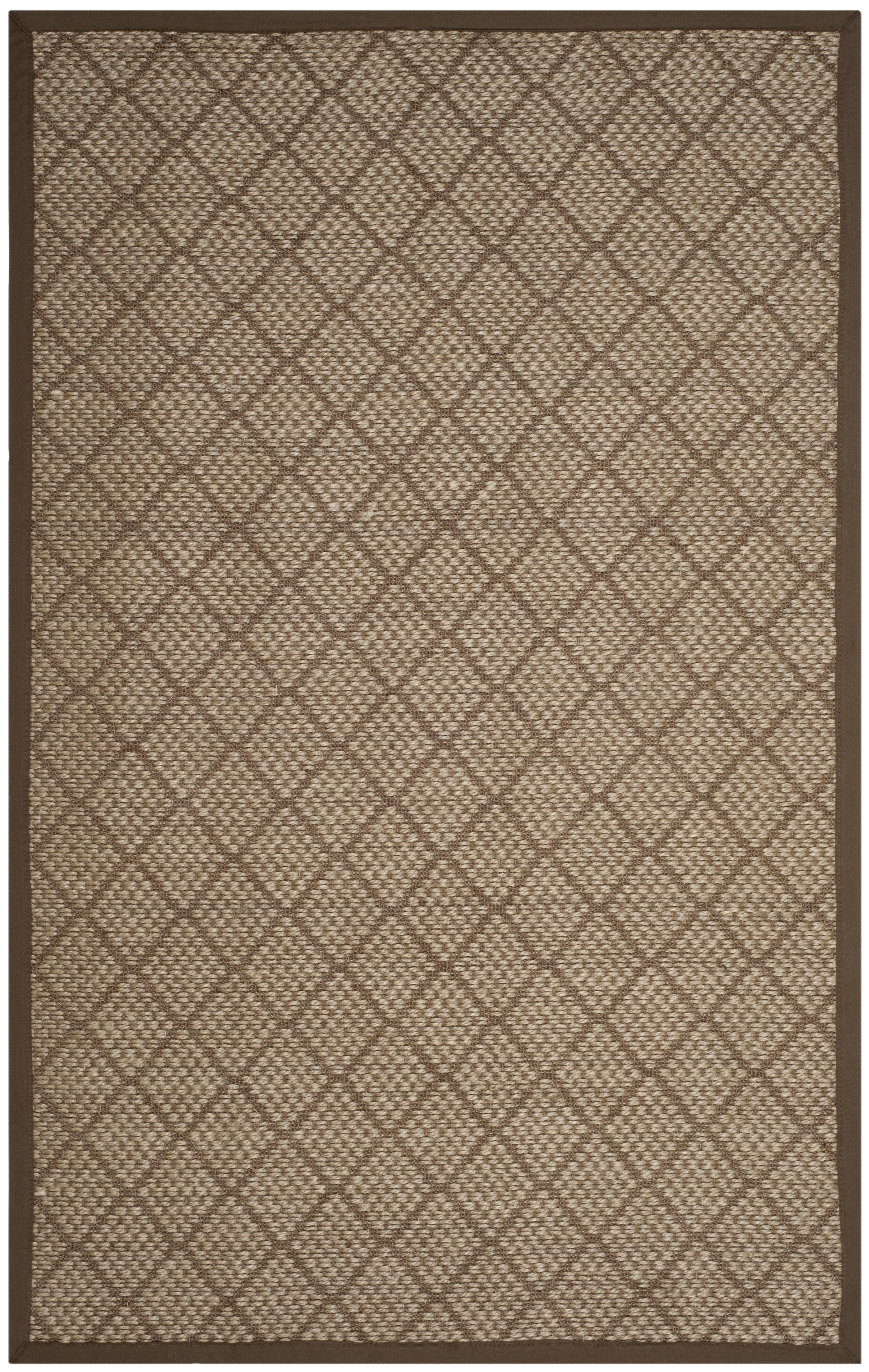 Arlo Home Woven Area Rug, NF155A, Natural/Brown,  6' X 9' - Image 0