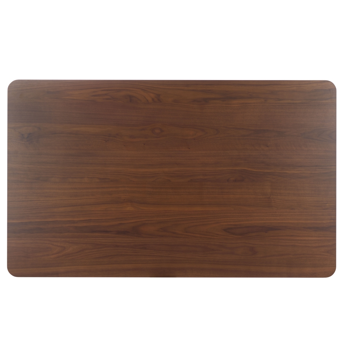 Madina Rectangle Wood Dining Table - Walnut - Image 4