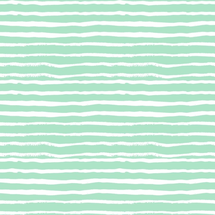 Mint Stripes Painted Stripe Pattern Minimal Nursery Gender Neutral Throw Pillow by Charlottewinter - Cover (20" x 20") With Pillow Insert - Outdoor Pillow - Image 1
