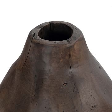 Madero Wood Vase, Ochre - Image 2