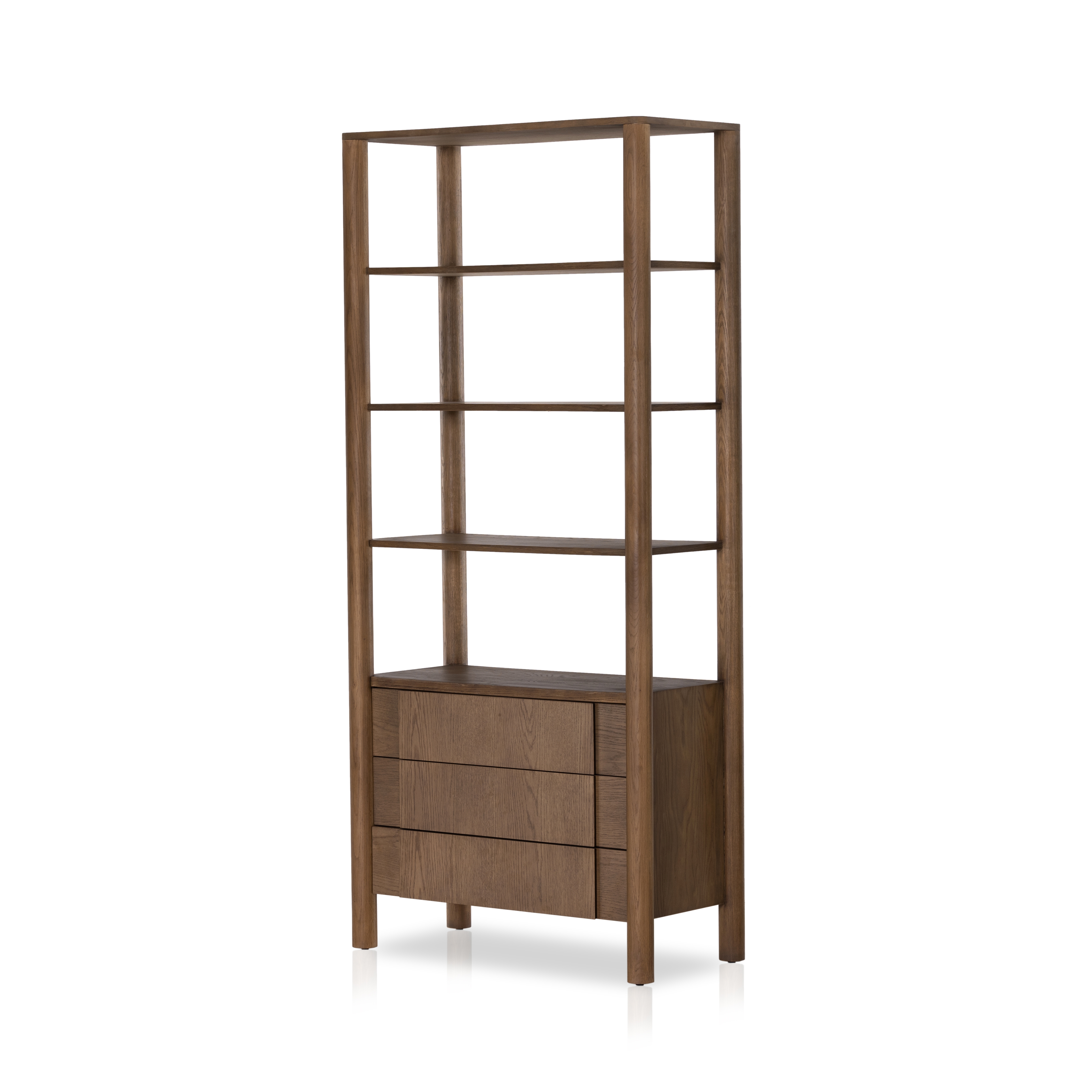 Pollard Bookcase-Tan Oak - Image 0
