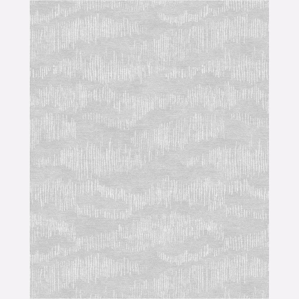 Linear Cascade Rug, 6x9, Frost Gray - Image 0