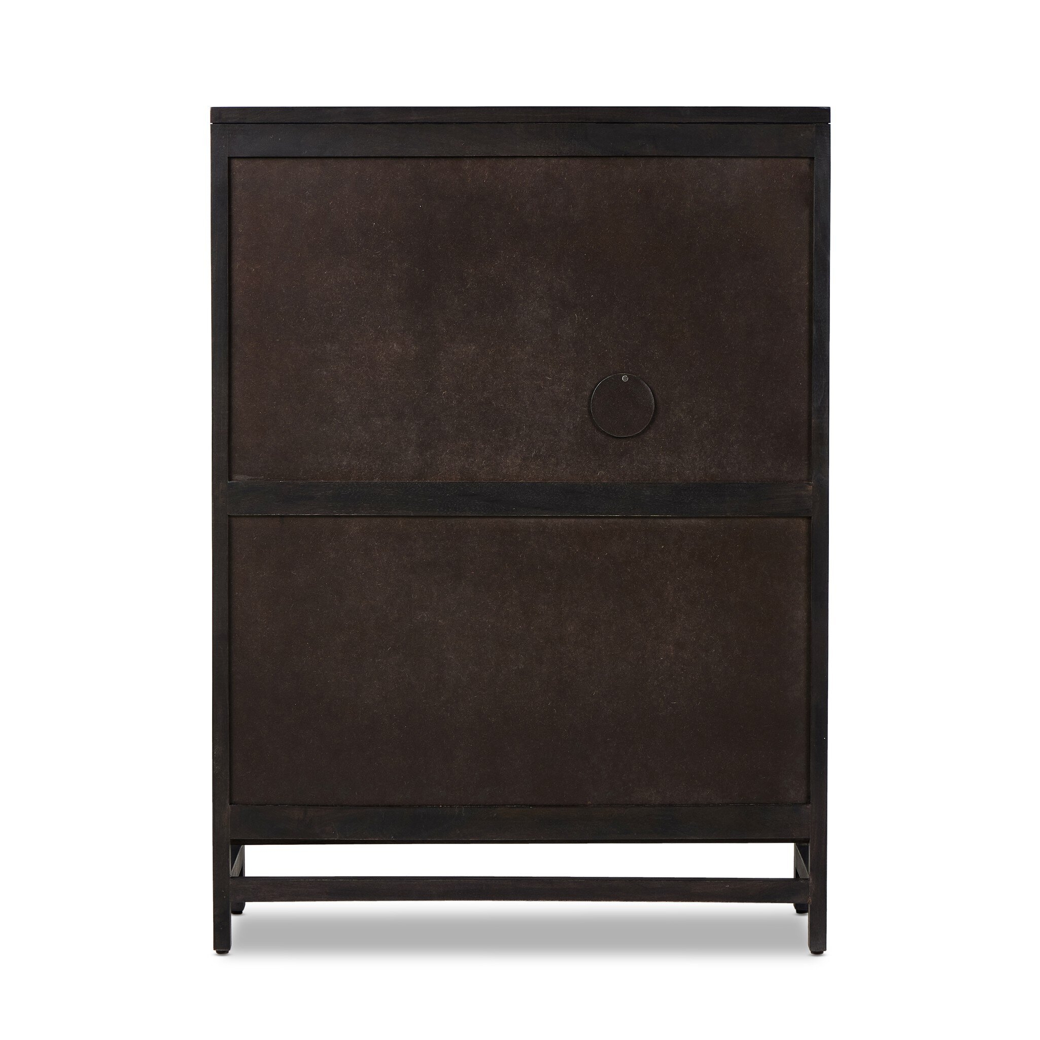Caprice Bar Cabinet - Black Wash Mango - Image 6