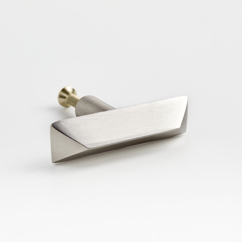 Triangle 4" Brushed Nickel Bar Pull - Image 7