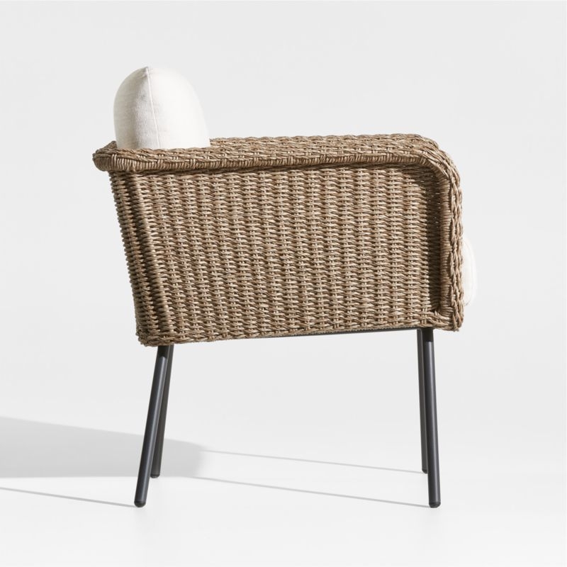 Grotta Wicker Outdoor Dining Arm Chair - Image 3