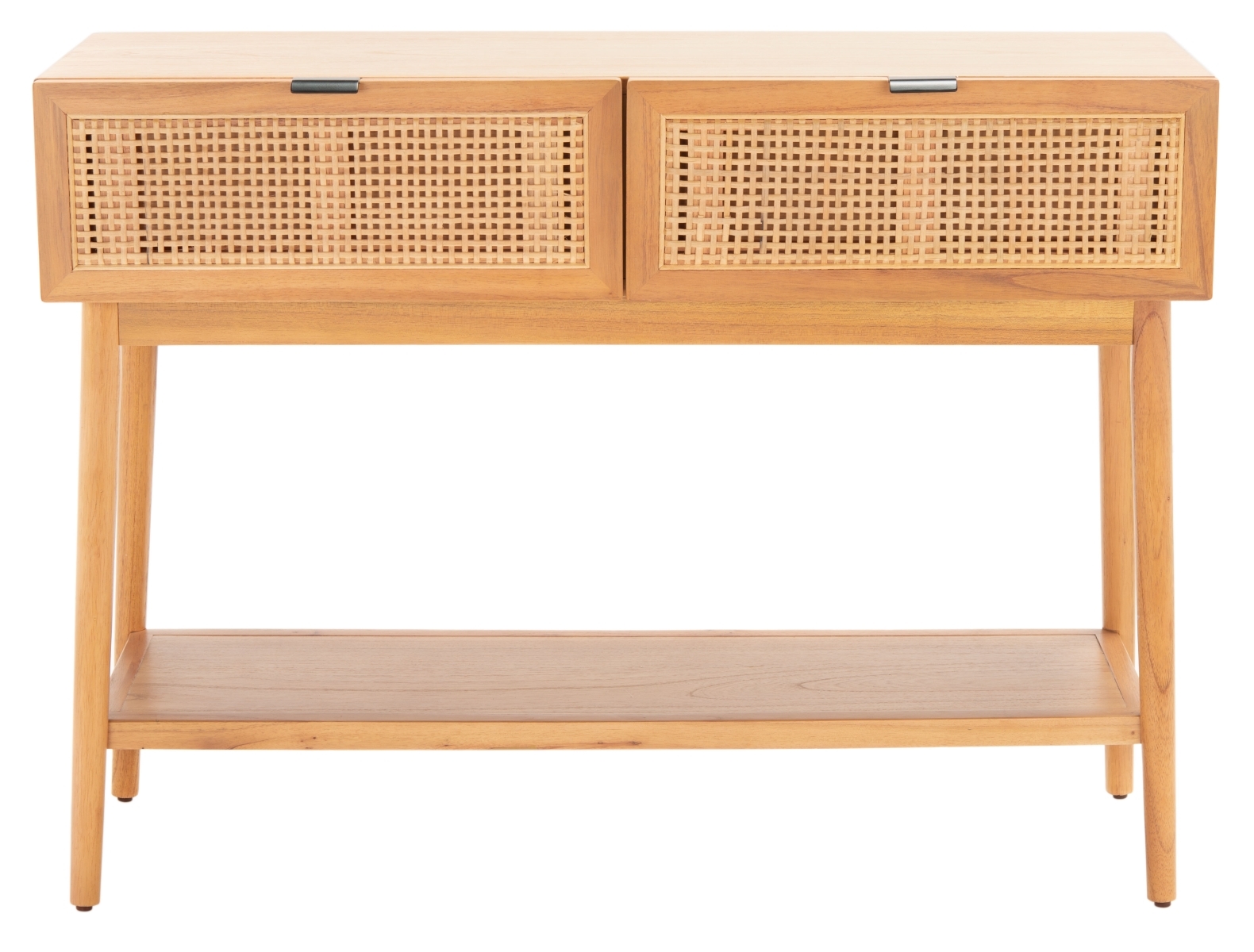 Baisley 2 Drawer Rattan Console - Natural - Safavieh - Image 0