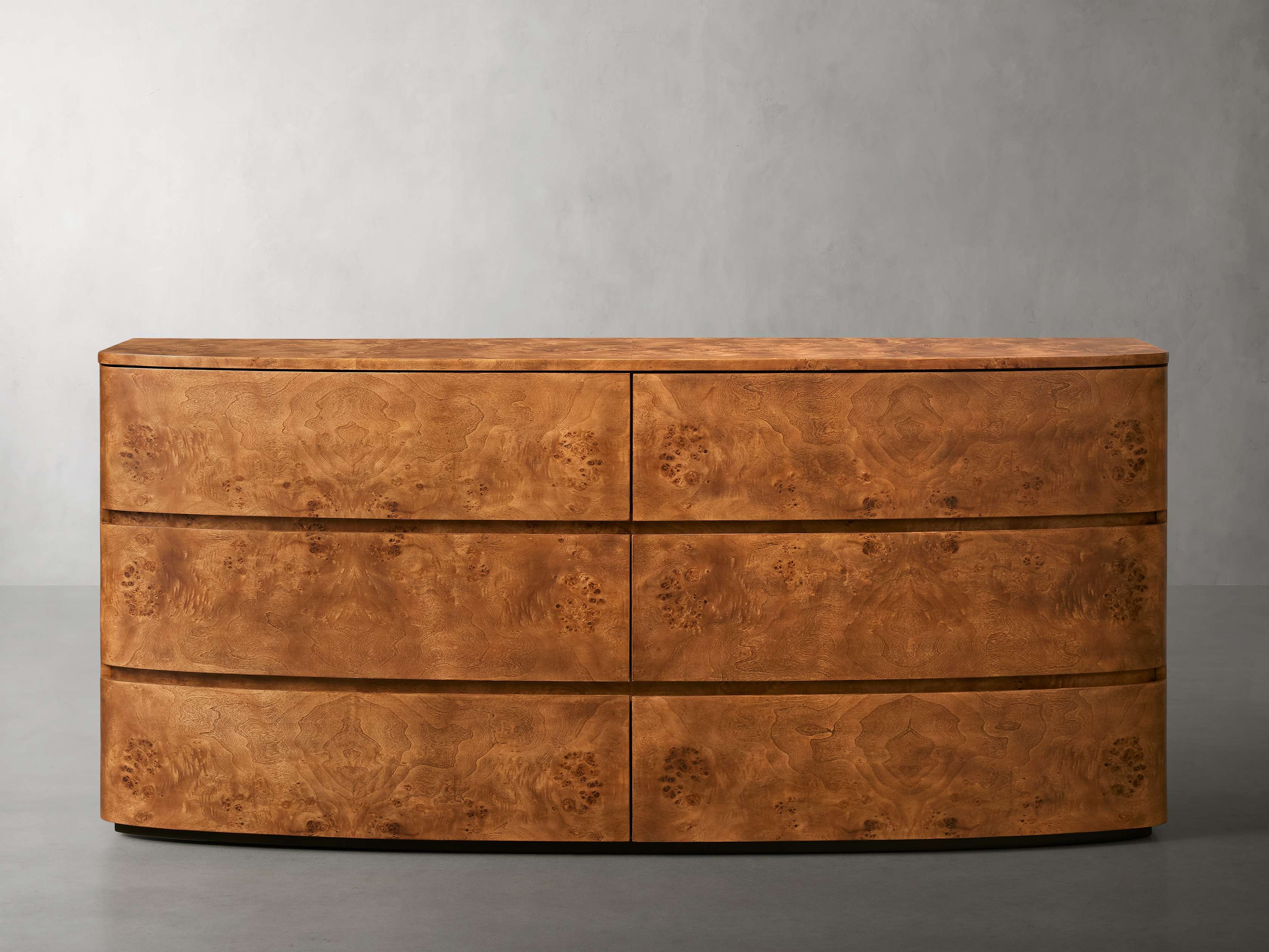 Halsten Six-Drawer Dresser in Wood Brown  Toffee - Image 0