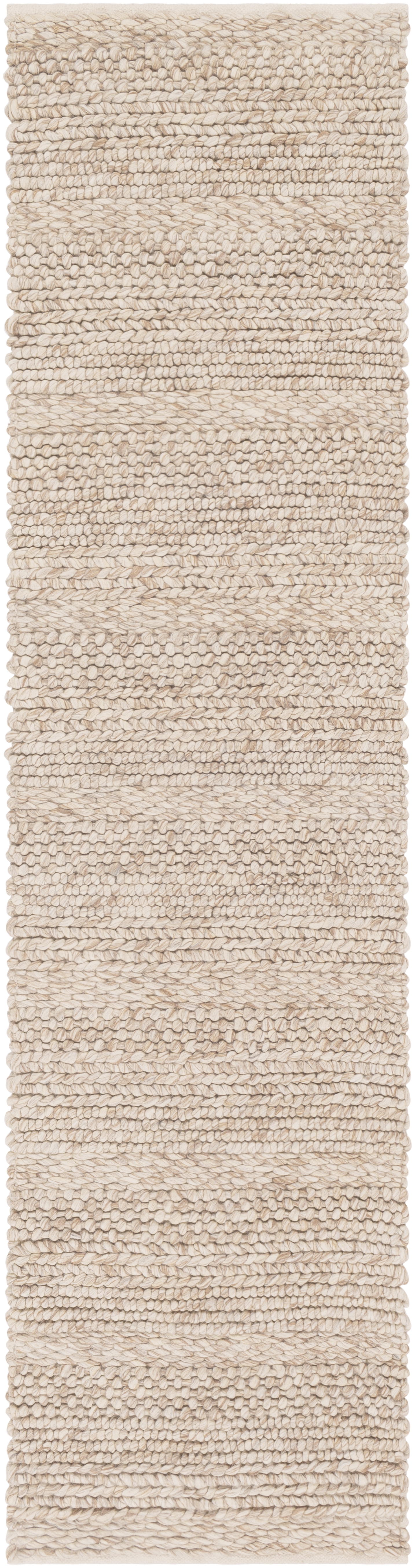 Tahoe Beige Indoor 3' x 12' Handmade Rug - Image 0