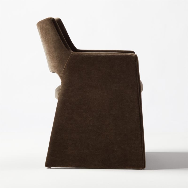 Foley Velvet Dining Chair, Mink - Image 4