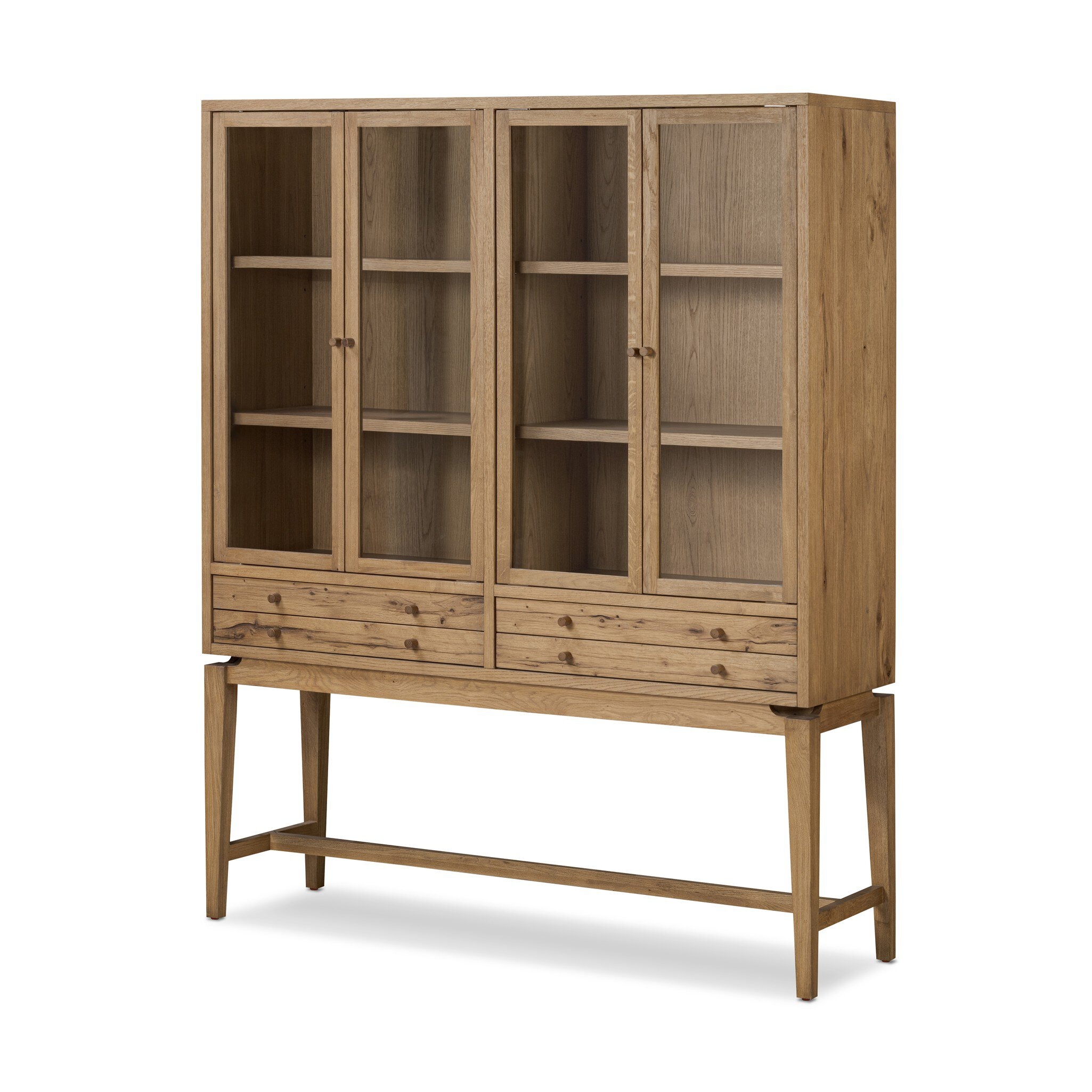 Bergstrom Cabinet - Warm Natural Oak Veneer - Image 1