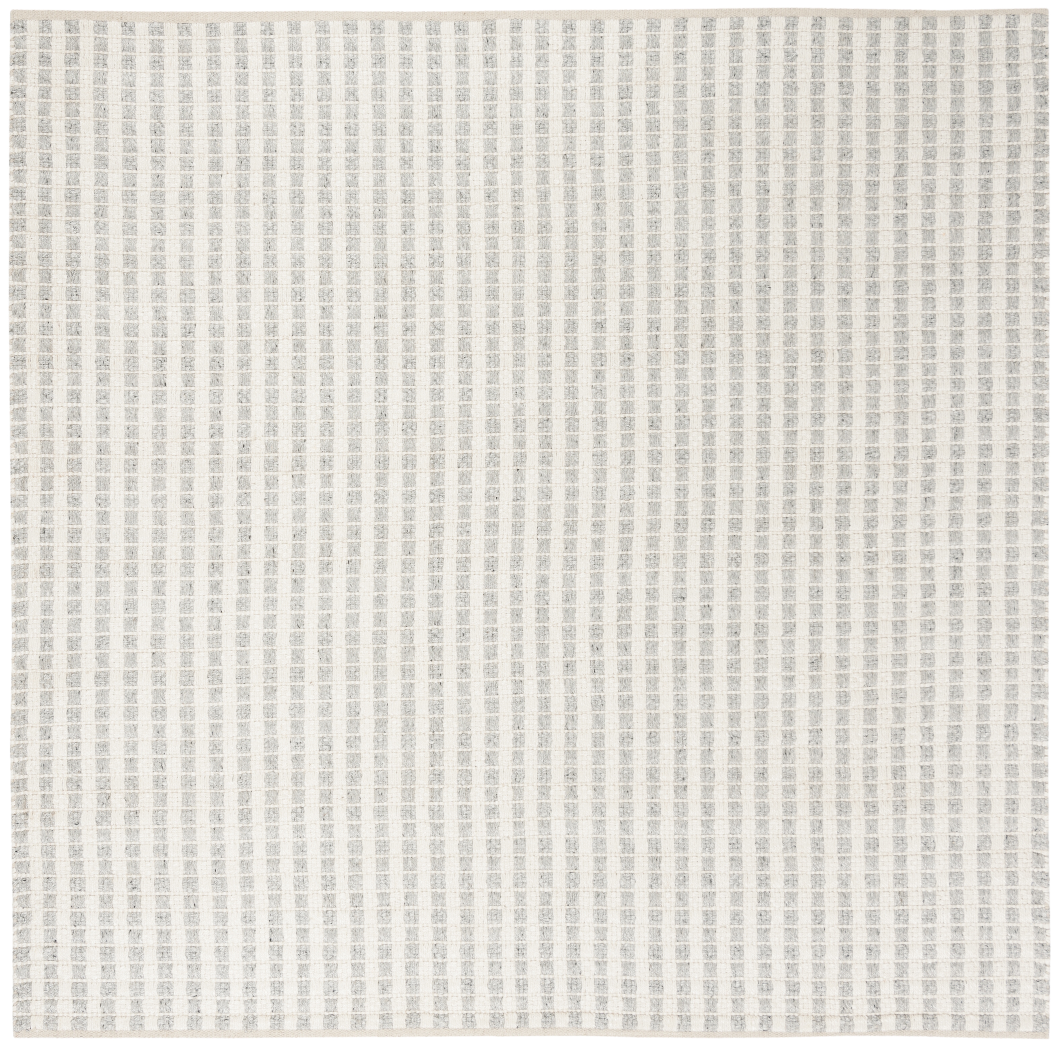 Arlo Home Hand Woven Area Rug, NAT402A, Grey/Ivory,  6' X 6' Square - Image 0