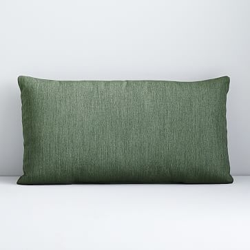 Sunbrella Indoor/Outdoor Canvas Pillow, 12"x21", Fern - Image 0