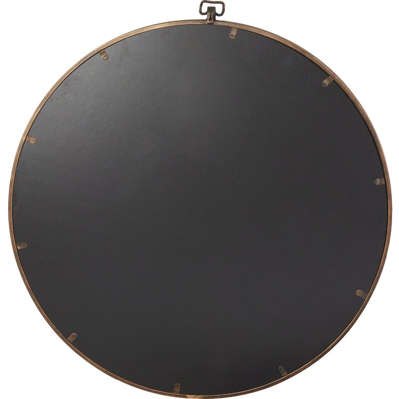 Modern & Contemporary Beveled Accent Mirror, Antique Bronze - Image 3