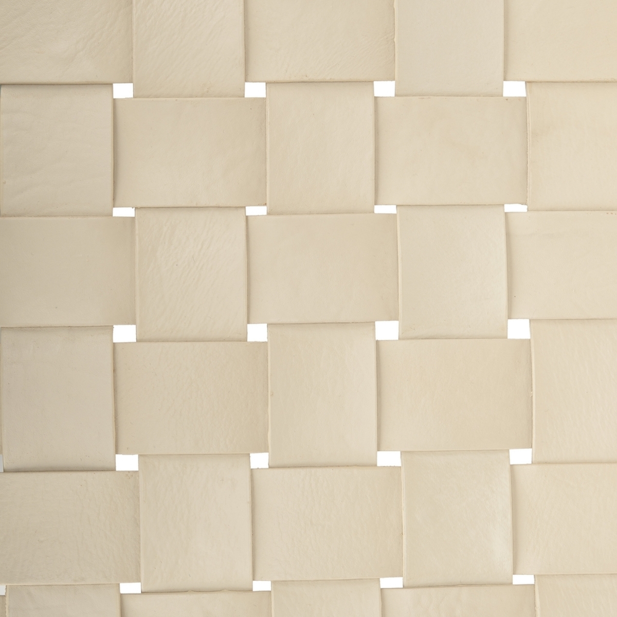 Dilan Leather Safari Chair - White - Safavieh - Image 5