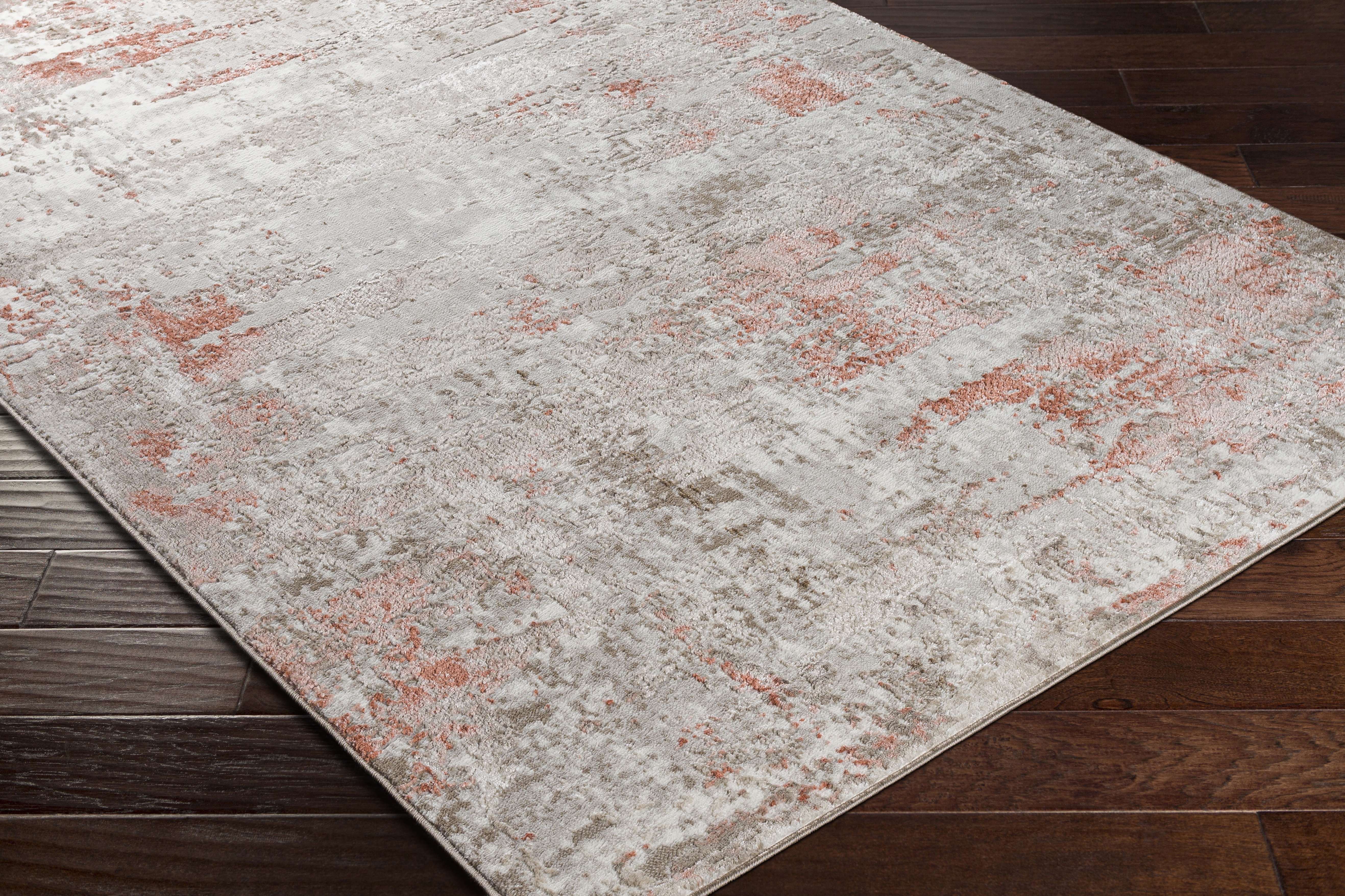 Enfield Beige Indoor 5'3" x 7' Machine Woven Rug - Image 6