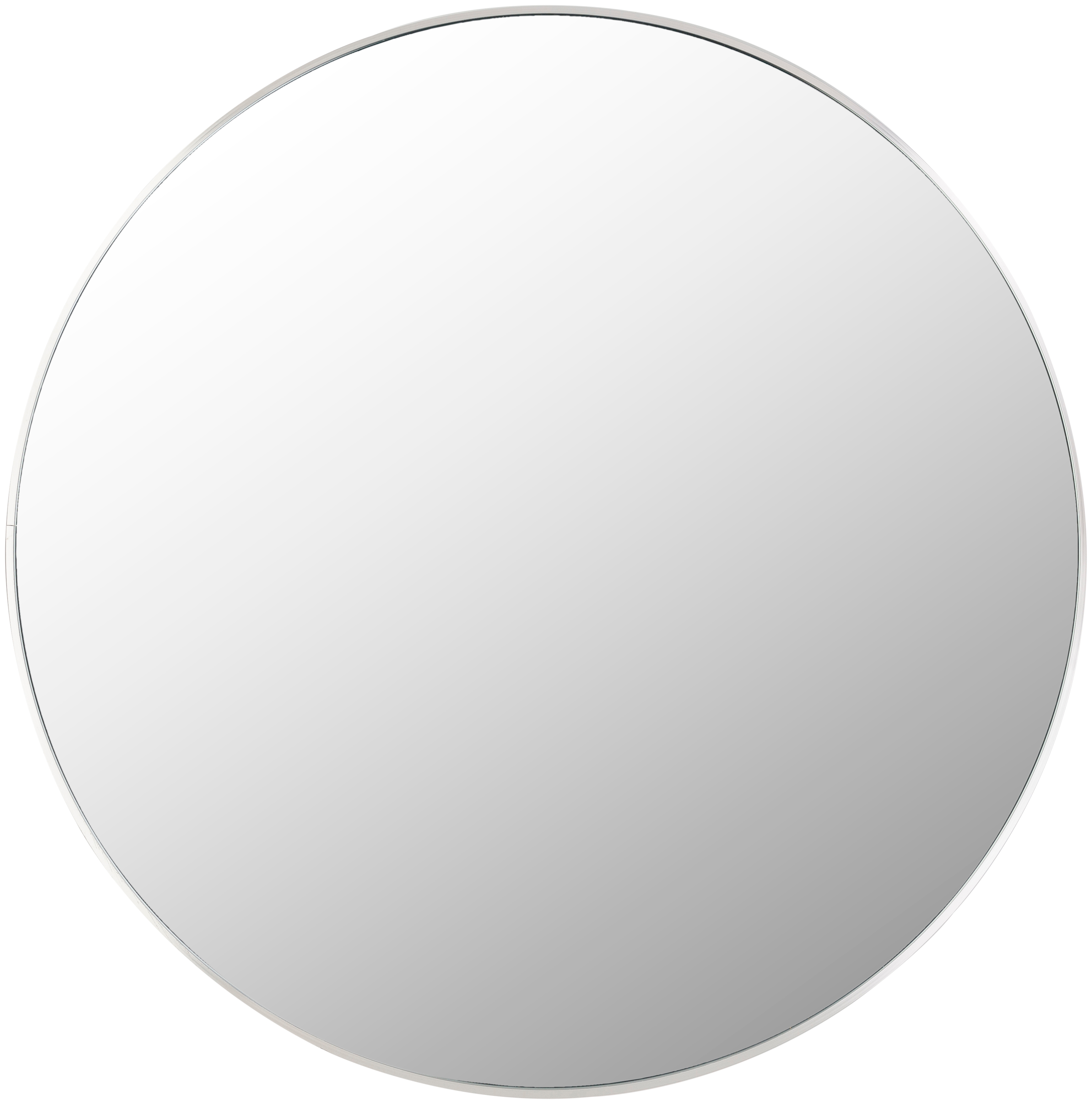 Aranya Metallic - Silver 22"H x 22"W x 1"D Accent Mirror - Image 0