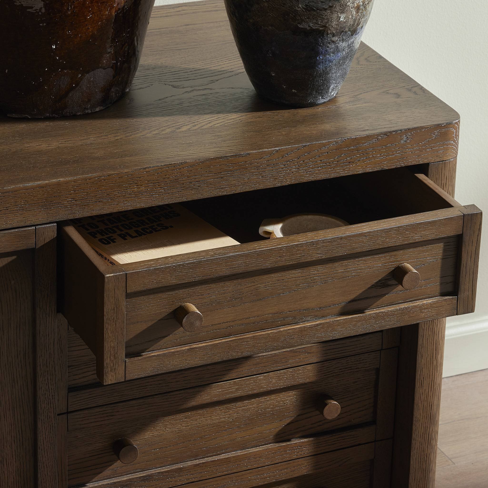Miko Media Console - Fawn Oak Veneer - Image 13