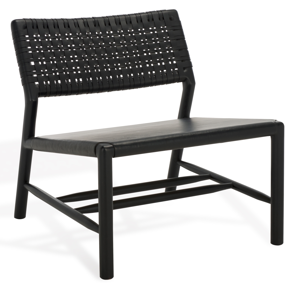 Valdina Woven Leather Acccent - Black / Black - Image 9