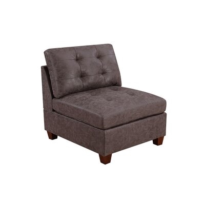 Auriya Leatherette Slipper Chair - Image 0
