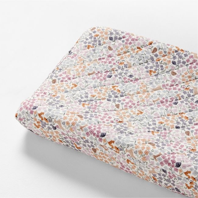 Stay Cool Wonderland Prairie Organic Cotton Changing Pad Cover - Image 0