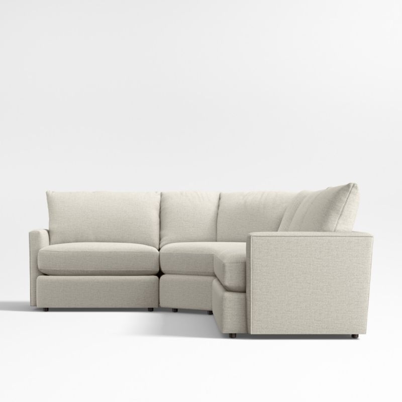 Lounge Classic 3-Piece Wedge Sectional Sofa - Image 1