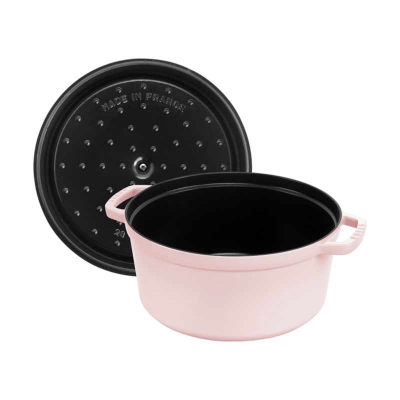 Staub ® Peony Pink Cast Iron 7-Qt. Round Cocotte - Image 6