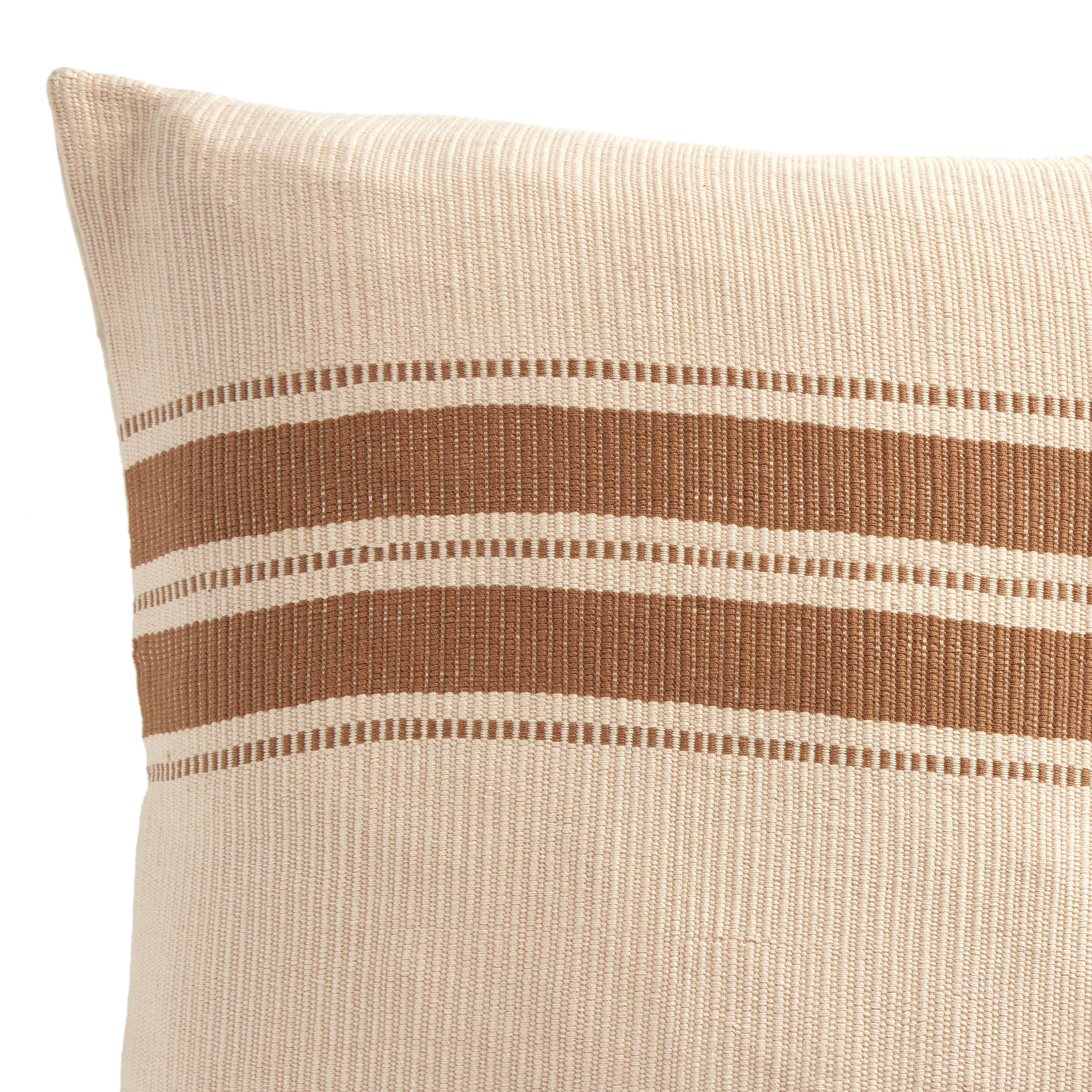 Handwoven Merido Pillow-Beige-22‚Äùx22‚Äù - Image 2