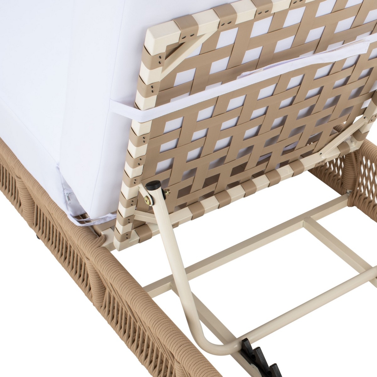 Gillian Daybed - Tan/White - Safavieh - Image 4