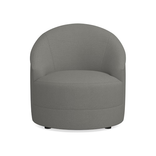 Capri Occasional Chair, Performance Slub Weave, Gray - Image 0