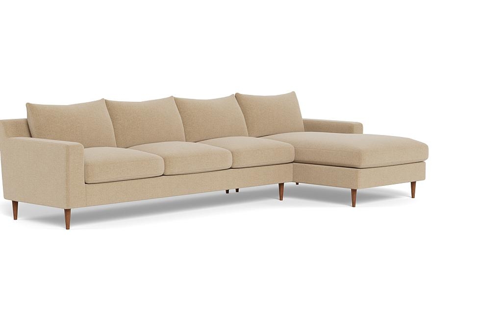 Sloan 4-Seat Right Chaise Sectional - Image 1
