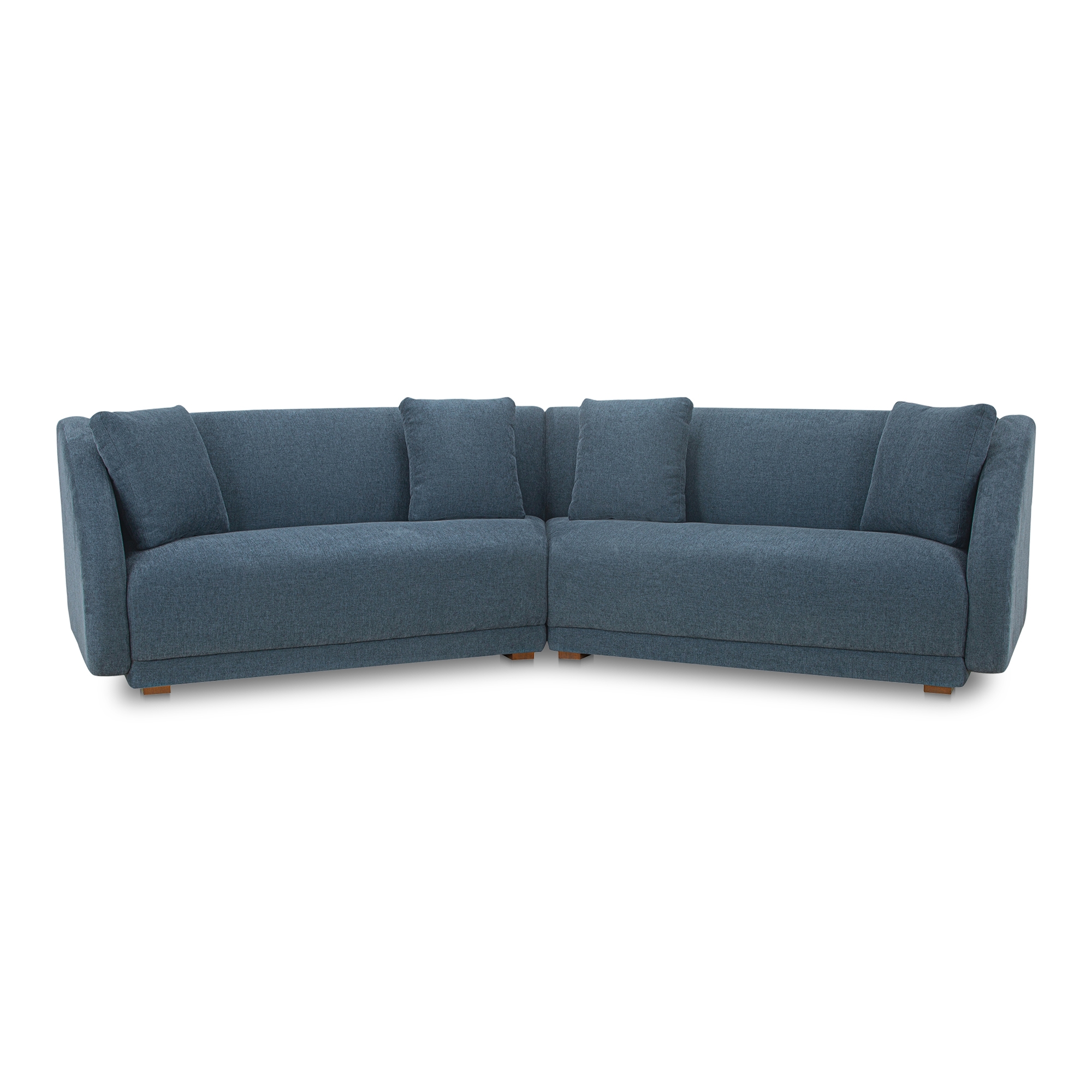 Fraser 2 Piece Modular Sofa Deep Blue - Image 0