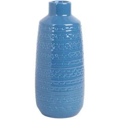 8"H Blue Vase - Image 0