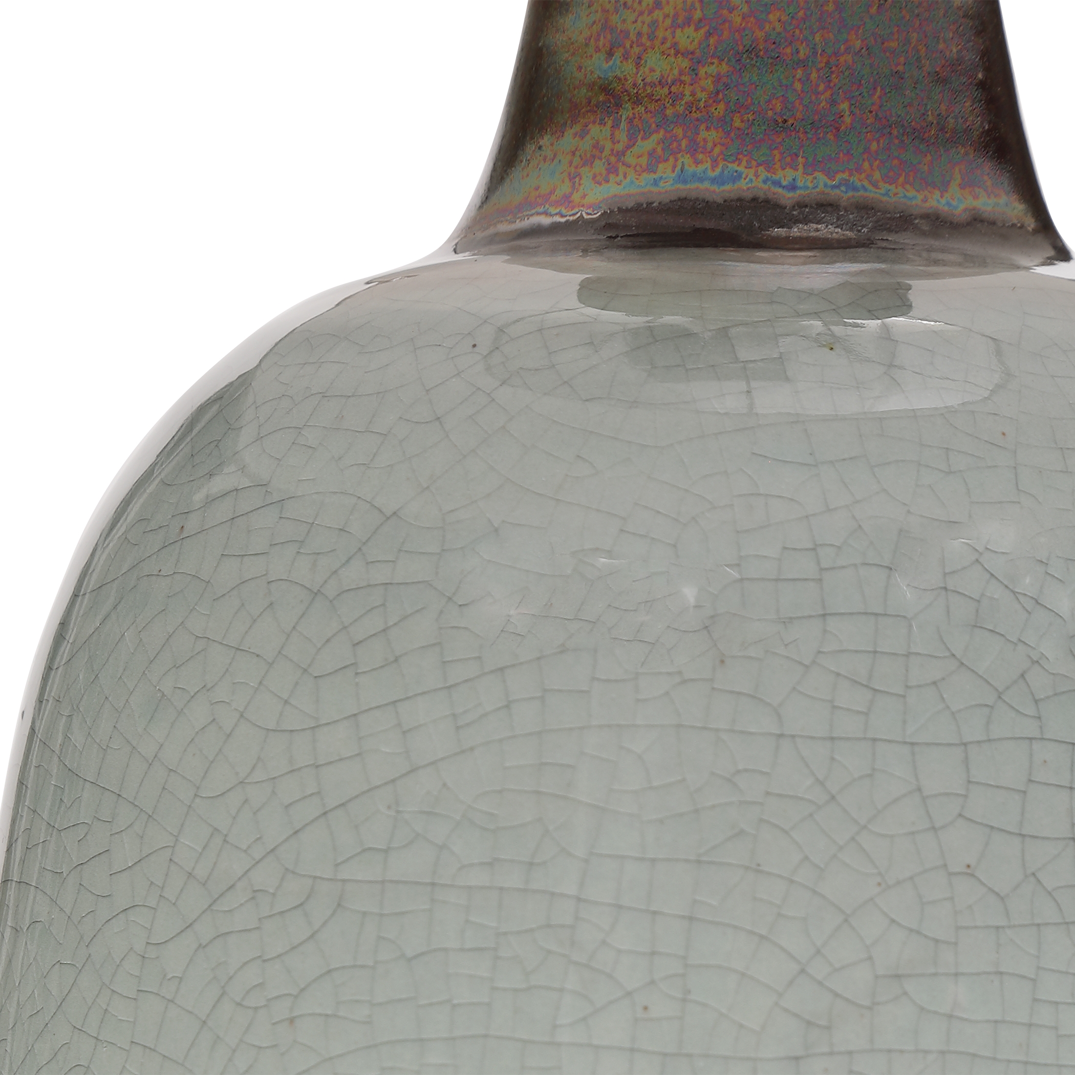 Ceramic Glazed Table Lamp, Turquoise, 24" - Image 4