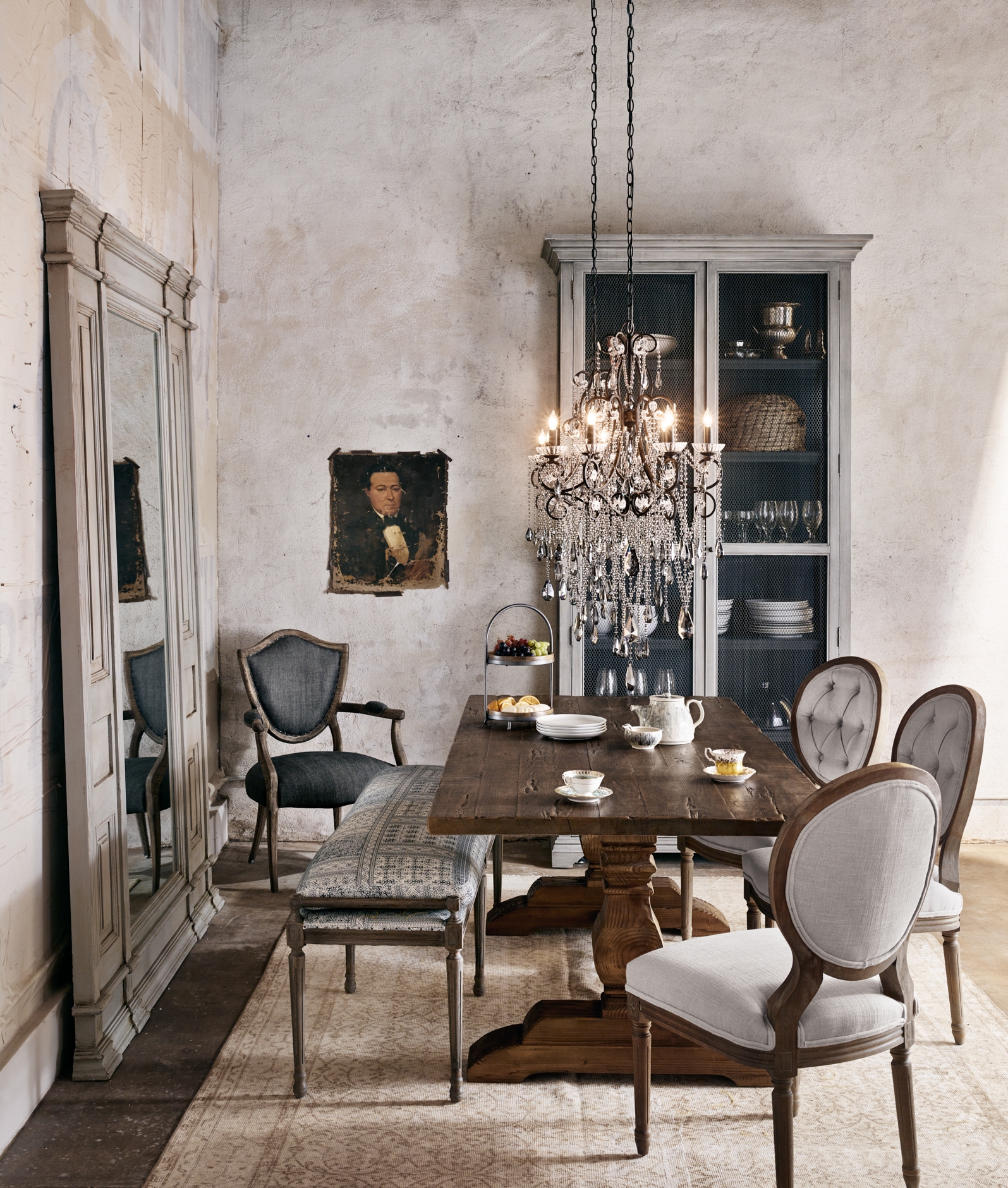 Durham Dining Table 110''-Waxed Blchd Pn - Image 8