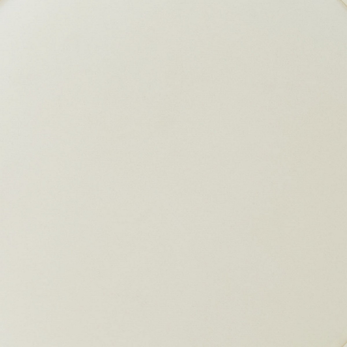 Sherrie Roundd Tufted Ottoman - Ivory / Walnut - Image 3