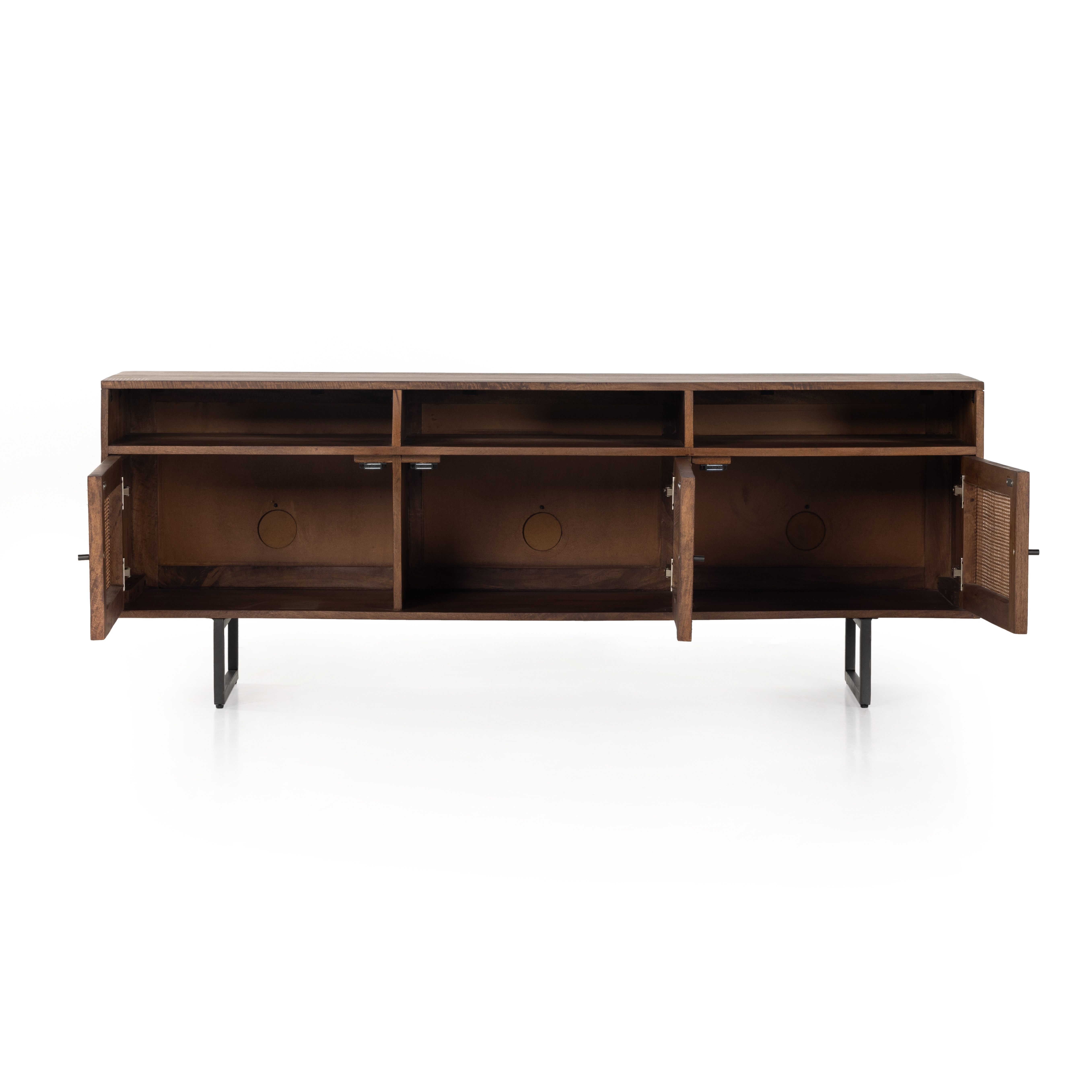 Carmel Media Console - Brown Wash - Image 4