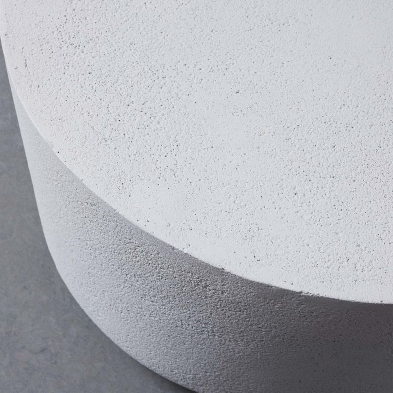 Ella Light Grey 36" Outdoor Coffee Table - Image 3