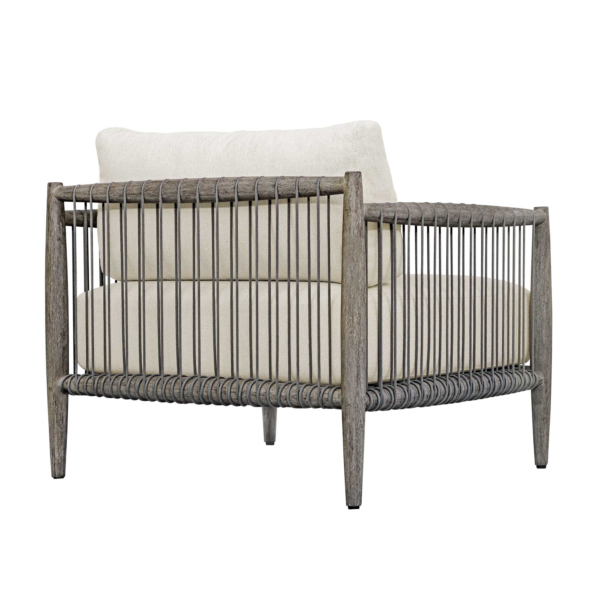 Borneo White Outdoor Lounge Chair - Image 9