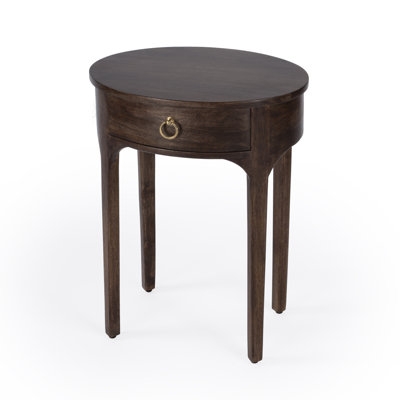 Alinia Oval Single Drawer End Table - Image 0
