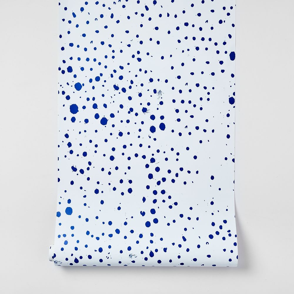 Loose Dot Wallpaper, Landscape Blue - Image 0