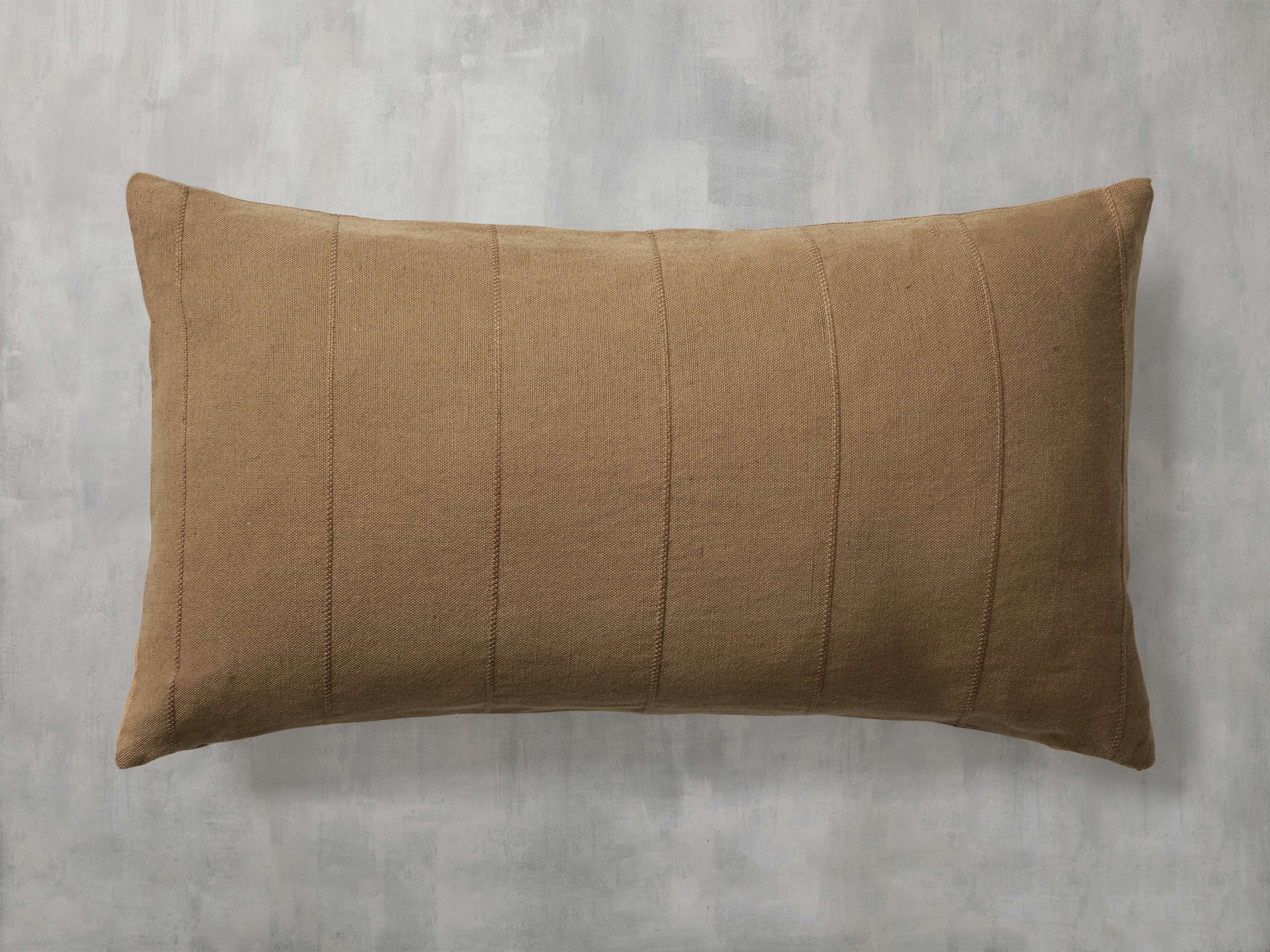 Linen 24" X 14" Lumbar Pillow Cover in Olive Green - Image 0