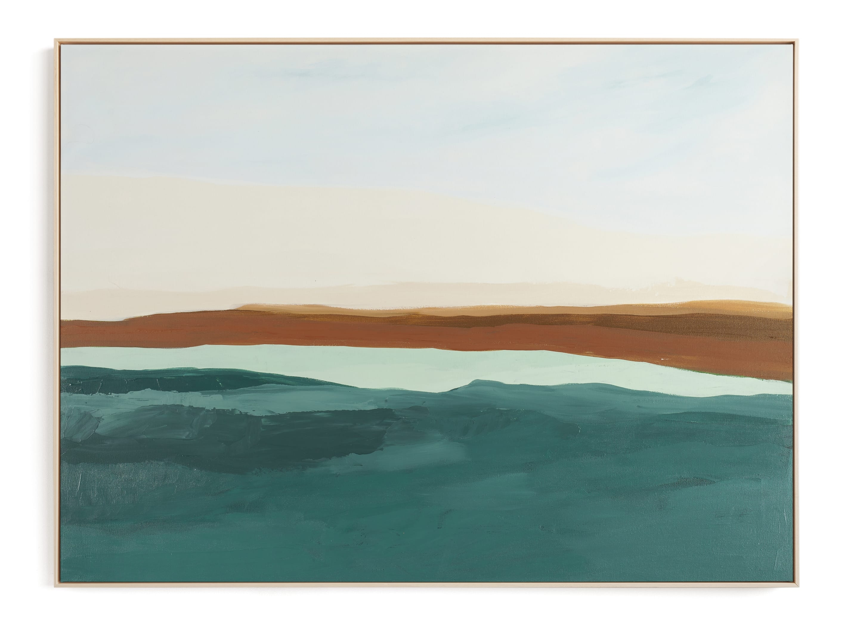 Fall Abstract Seascape Art Print - Image 0