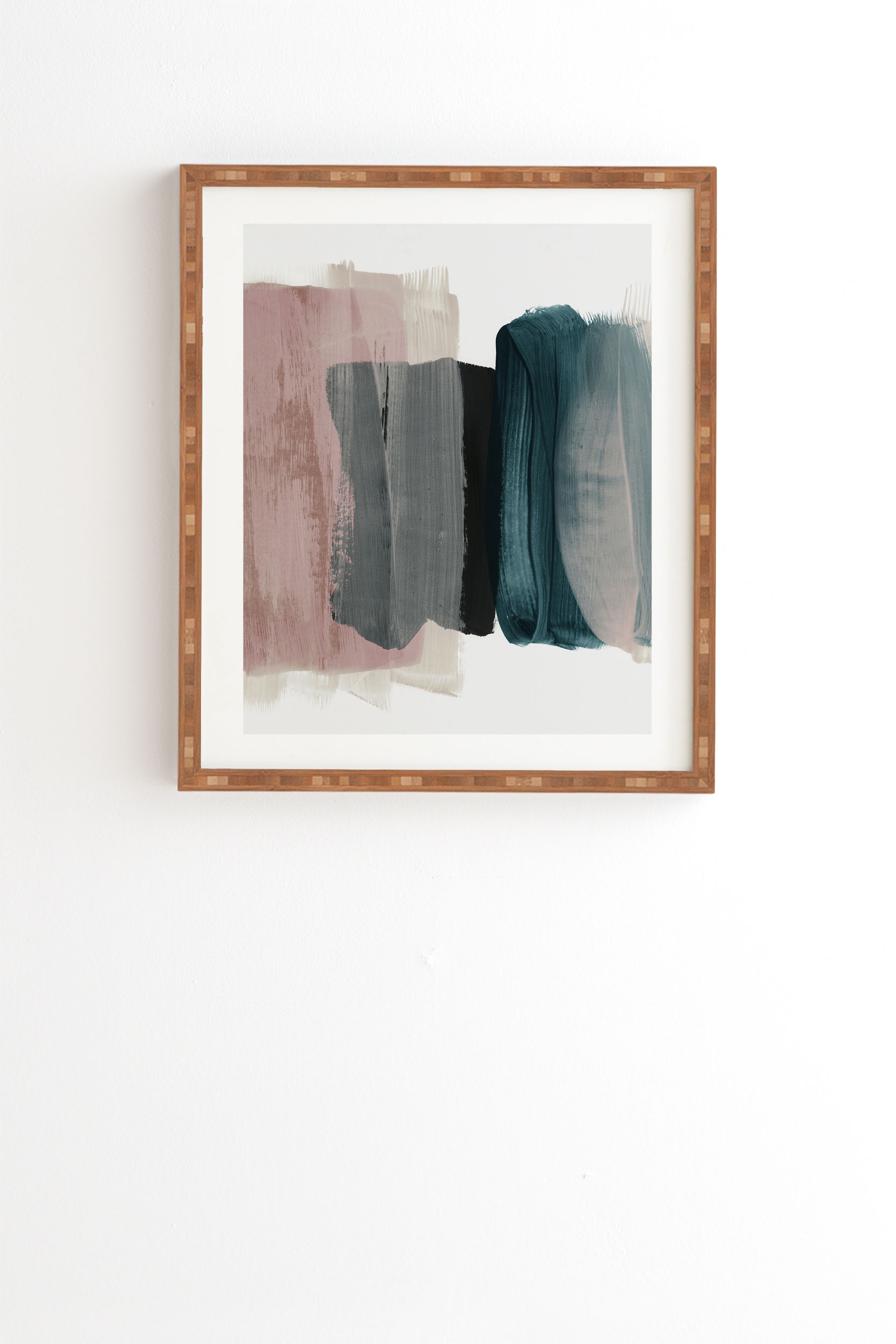 Minimalism 1 by Iris Lehnhardt - Framed Wall Art Bamboo 20" x 20" - Image 1