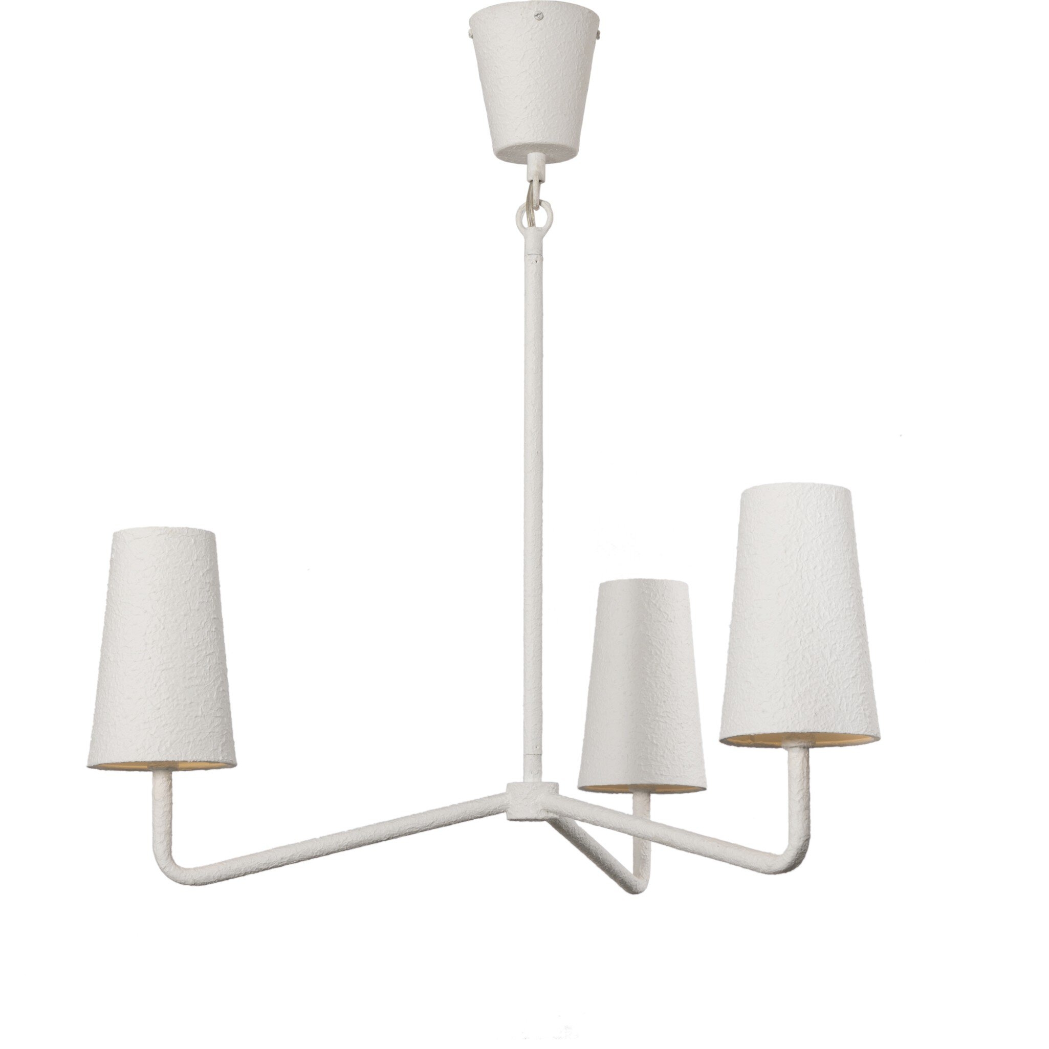 Vincennes Chandelier - Matte White Plaster - Image 1