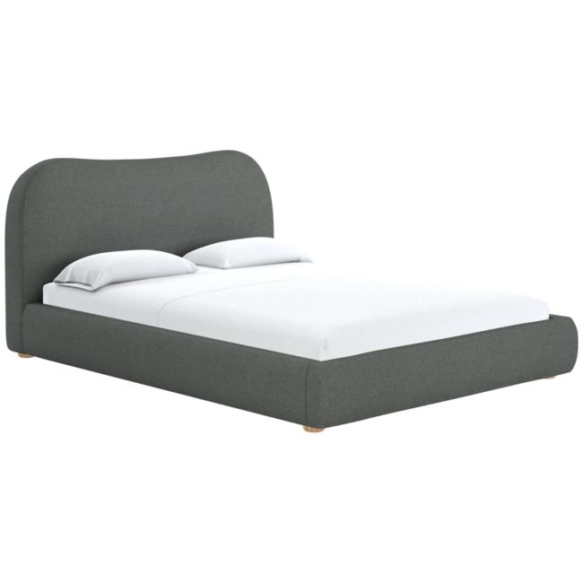 Diana Queen Bed Taylor Charcoal - Image 0