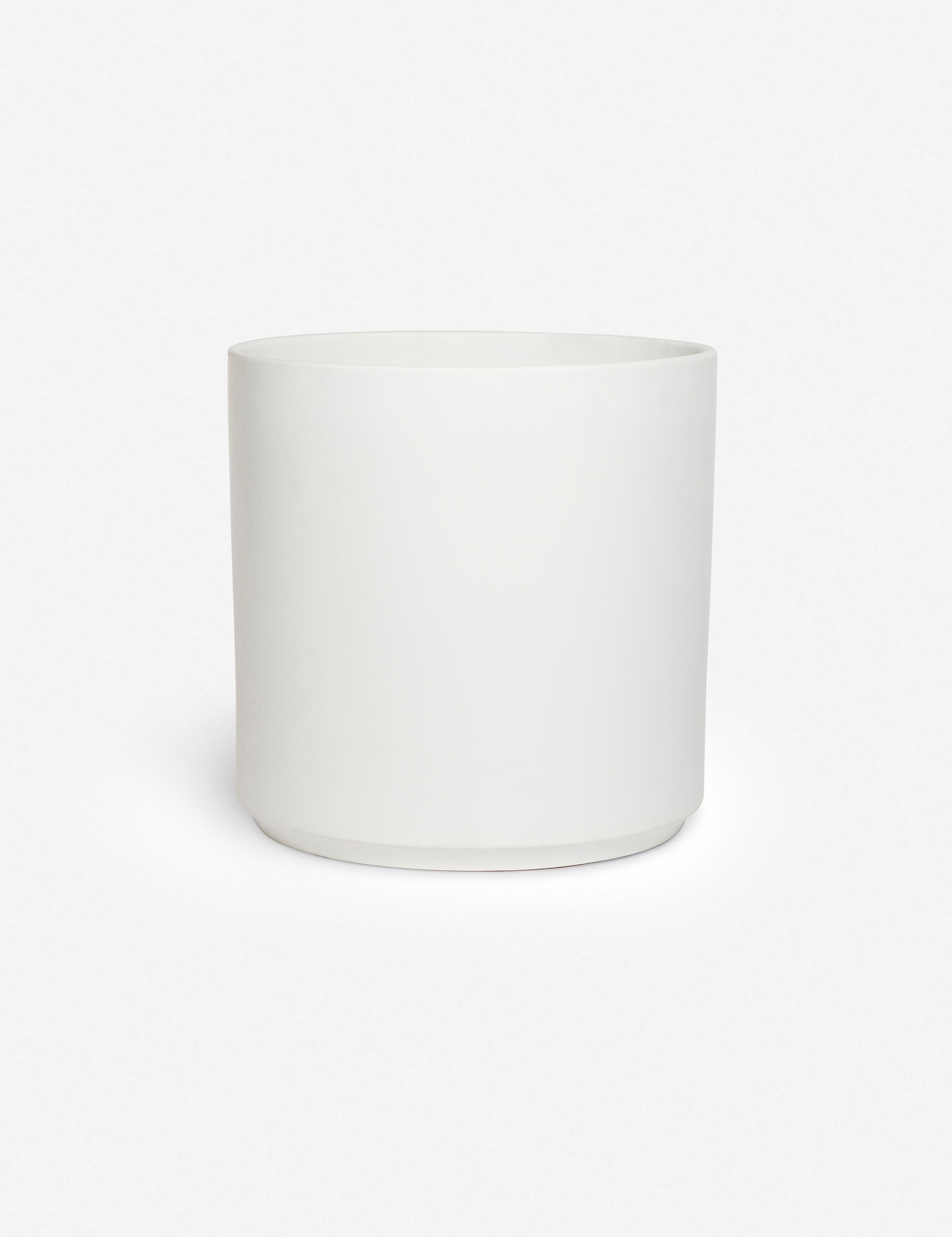 LBE Design Ceramic Planter, White 10"Dia x 9"H - with stand - Image 3