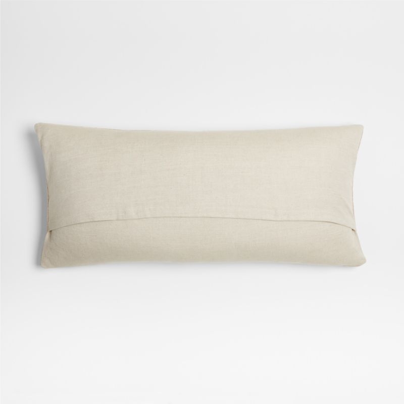 Earl Arnold Cotton 36x16 Frothy Beige Throw Pillow Cover by Jake Arnold - Image 4