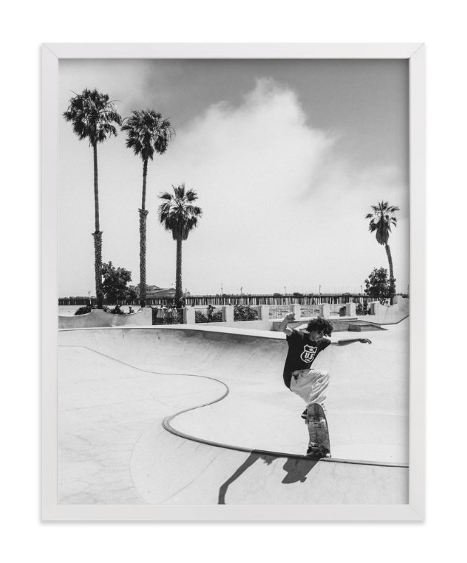 Santa Barbara Skate I Limited Edition Fine Art Print 1 - Image 0
