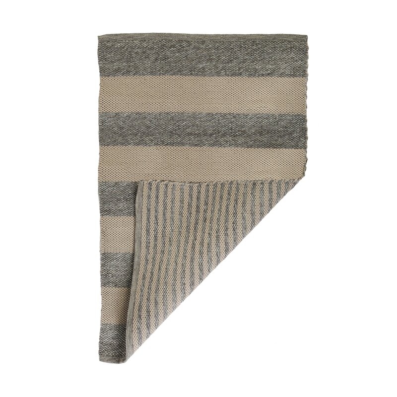 Pom Pom At Home Veranda Handmade Flatweave Gray/Natural Rug Rug Size: Runner 2'6" x 8 - Image 0