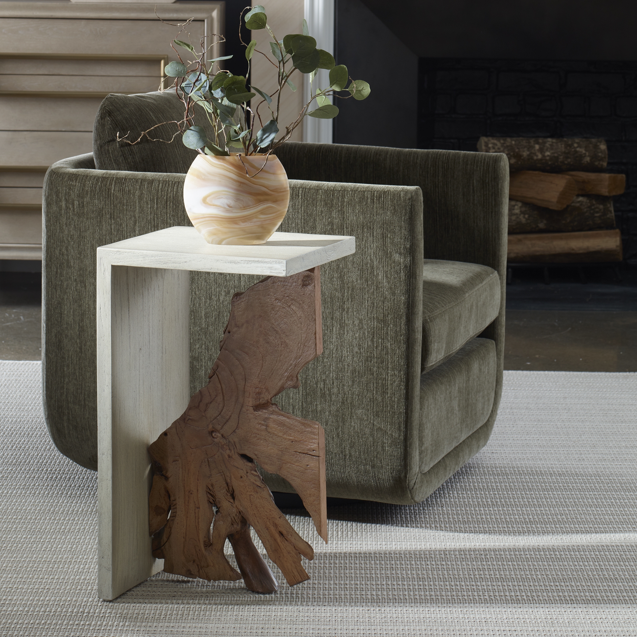 Intersect Modern Accent Table - Image 2